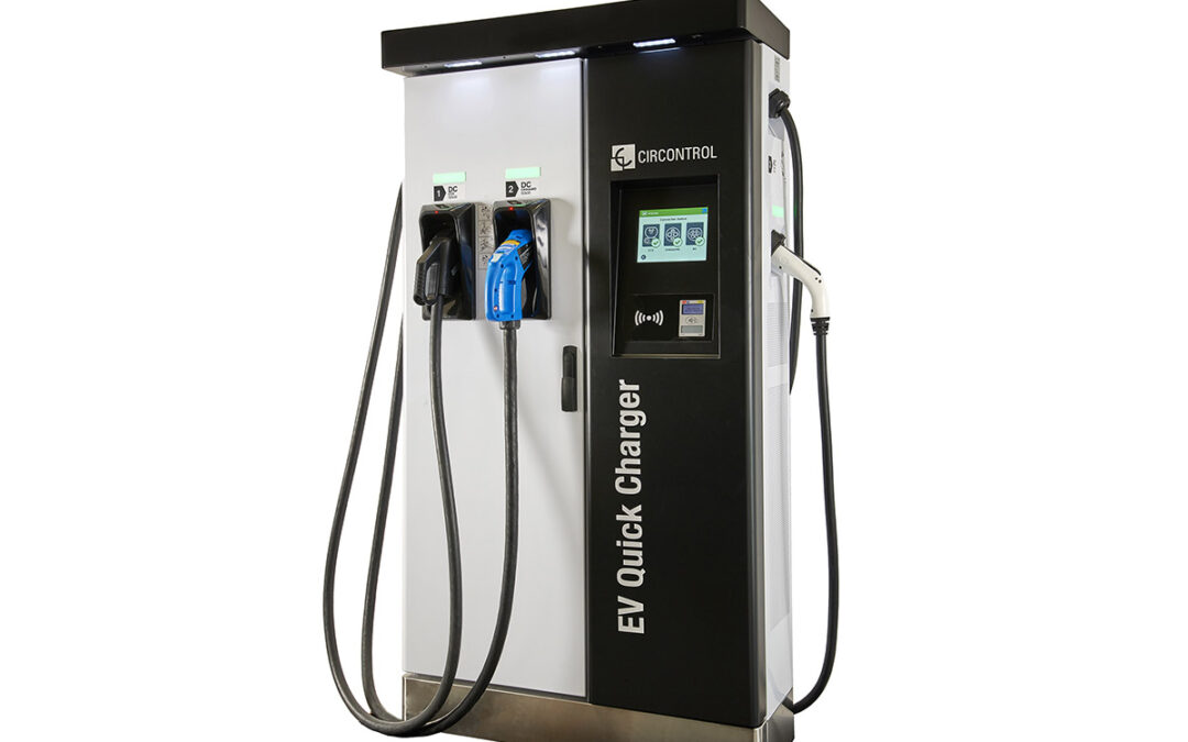 Las estaciones para vehículos eléctricos DC Raption Series incorporan Pantallas de Iberhermes